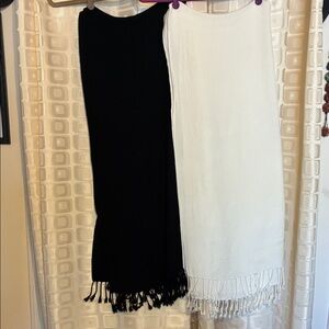2 Pashminas! 1 White and 1 Black